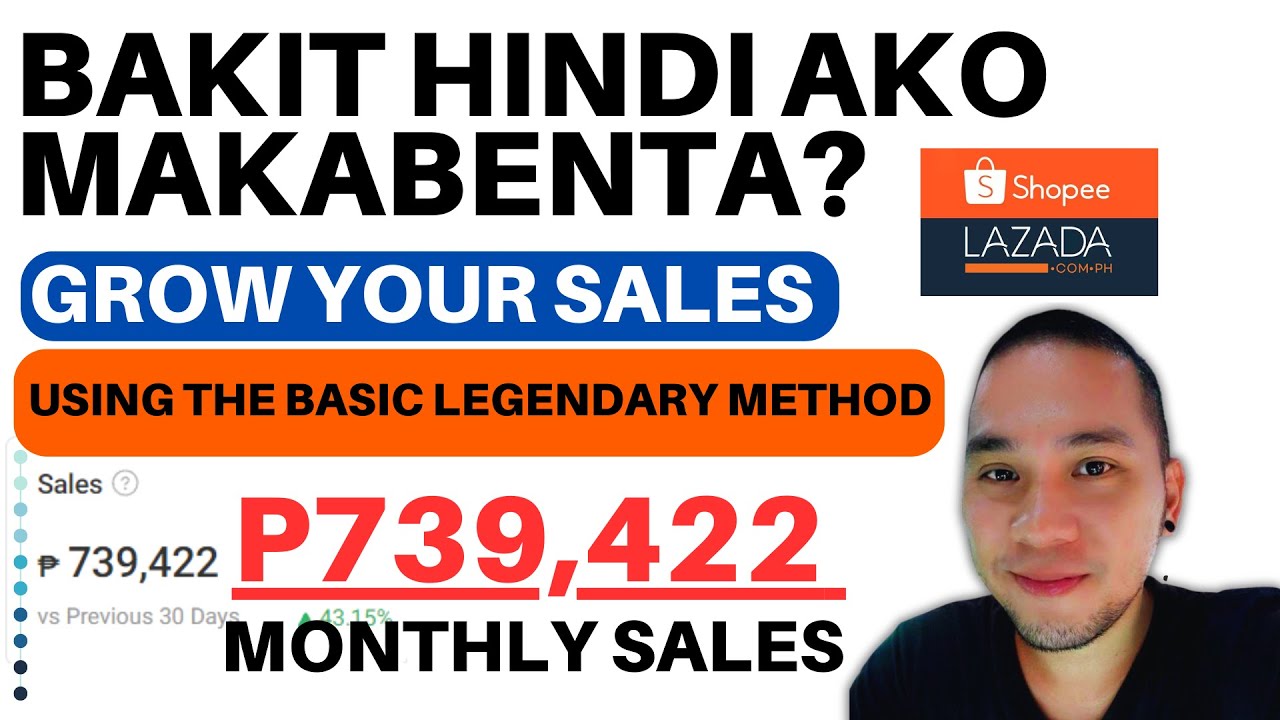 Bakit Hindi ako Makabenta? Grow your Sales in Shopee and Lazada 30 Days W/ Proven Effective Methods