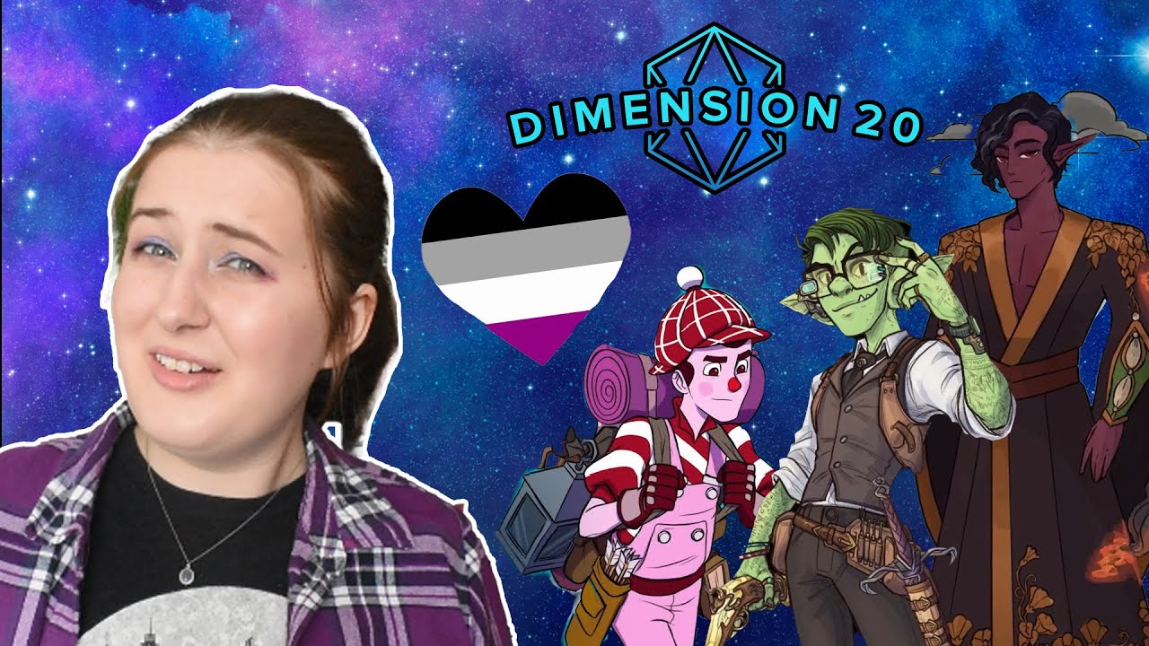 What makes the asexual representation in Dimension 20 so good?
