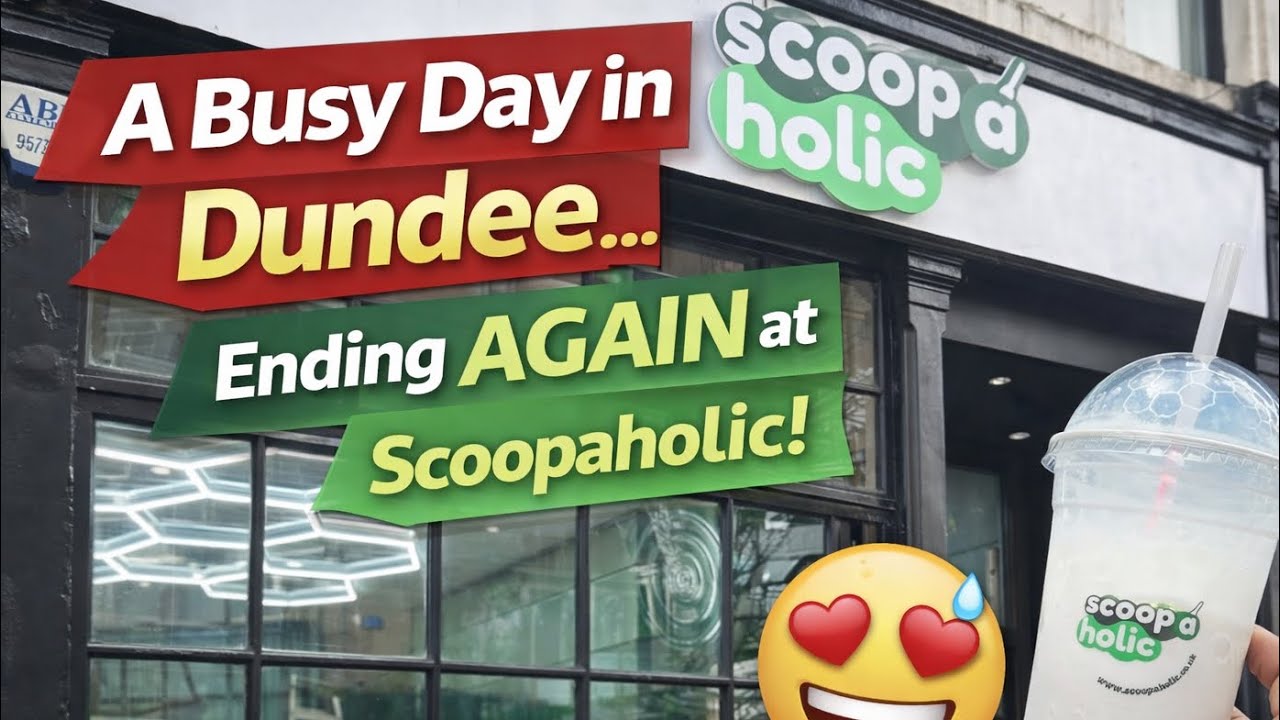 From Busy Streets to Sweet Treats 🍦 | A Full Day in Dundee #youtube 