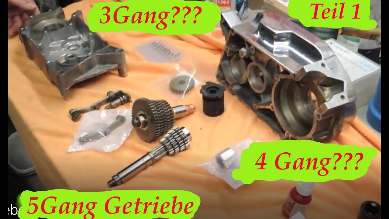 Simson S51 Kr51/2 - 3 Gang, 4 Gang oder doch 5 Gang Getriebe ? Wie mach ich es richtig. Teil1