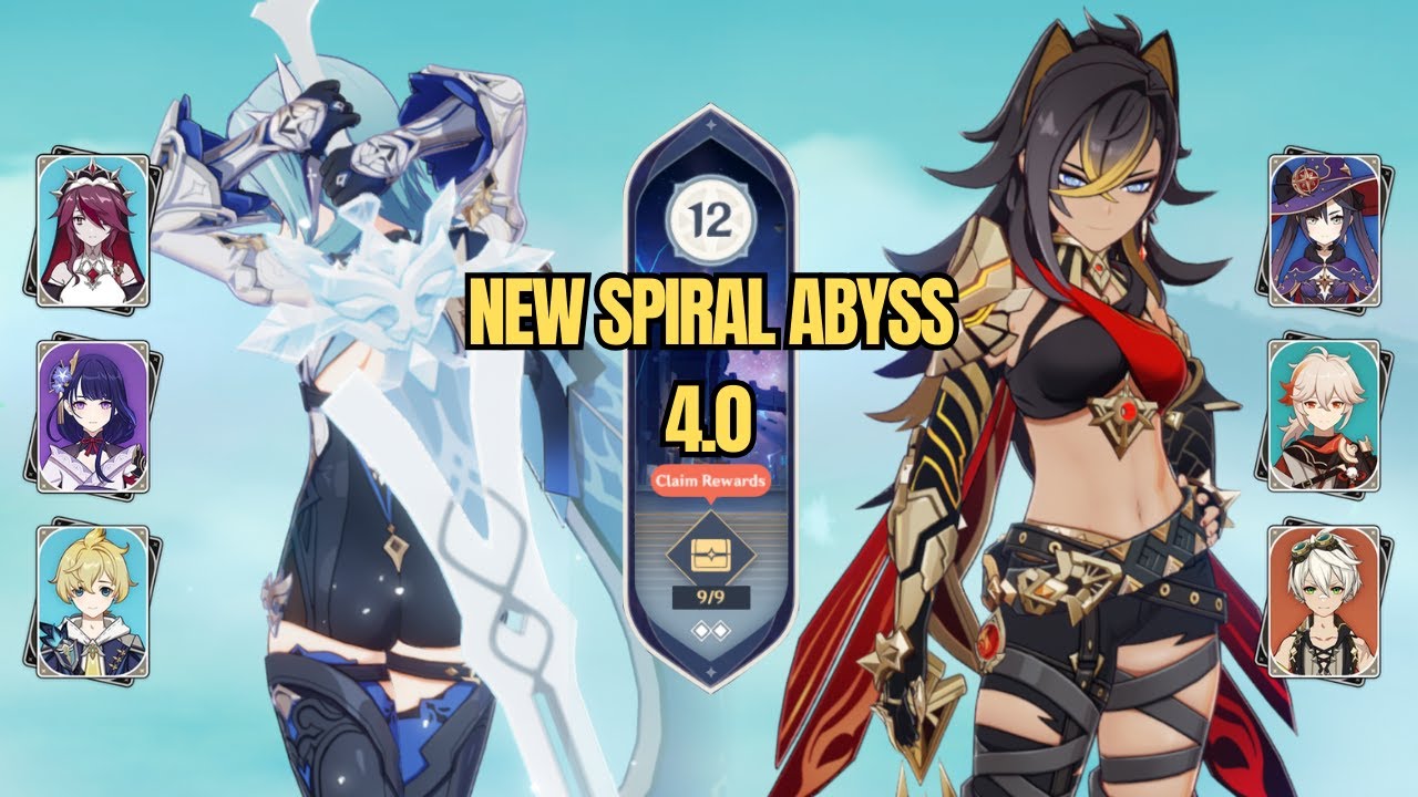 C6 R1 Eula & C1 R1 Dehya - NEW Abyss 4.0 - Floor 12 (9★)