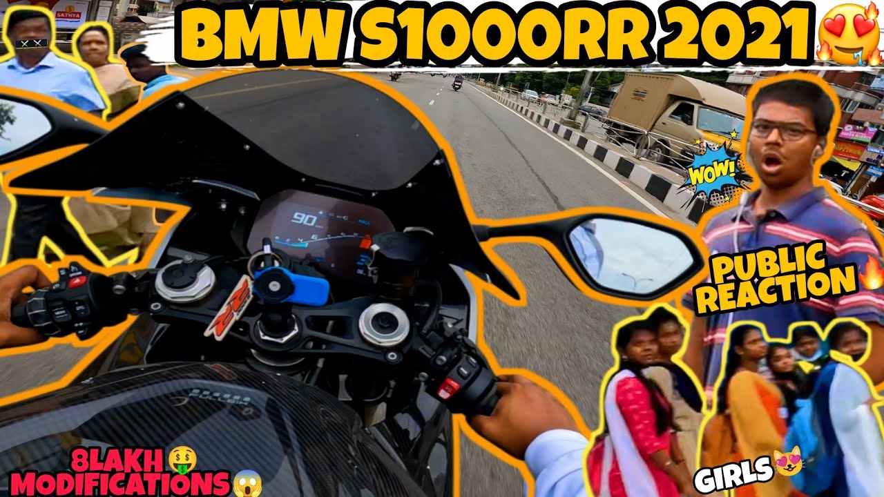 BMW S1000RR PUBLIC REACTION😻 & MY 1ST IMPRESSION🎉|10 LAKH💸WORTH OF MODIFICATIONS😱|CARBON FIBRE BIKE😂