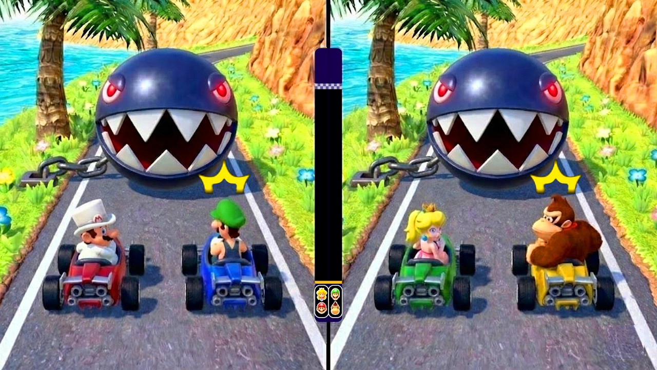 【マリオパーティ スーパースターズ】 マリオ・ルイージ・ピーチVsドンキーコング！パワーとテクニックの面白いミニゲーム集 (CPU最強)