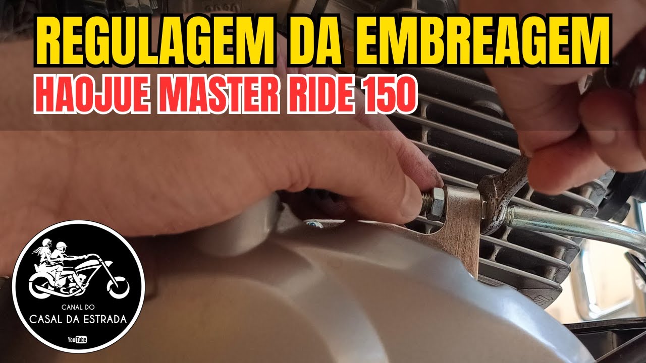 REGULAGEM DA EMBREAGEM DA MASTER RIDE 150 | &Eacute; MAIS F&Aacute;CIL DO QUE VOC&Ecirc; PENSA | FA&Ccedil;A VOC&Ecirc; MESMO #14