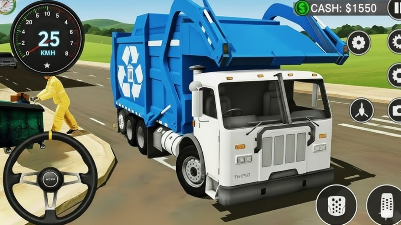 Trash Truck Simulator 3D – Realistic Garbage Collection Gameplay2026