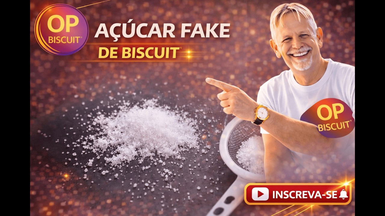 AÇÚCAR FAKE DE BISCUIT