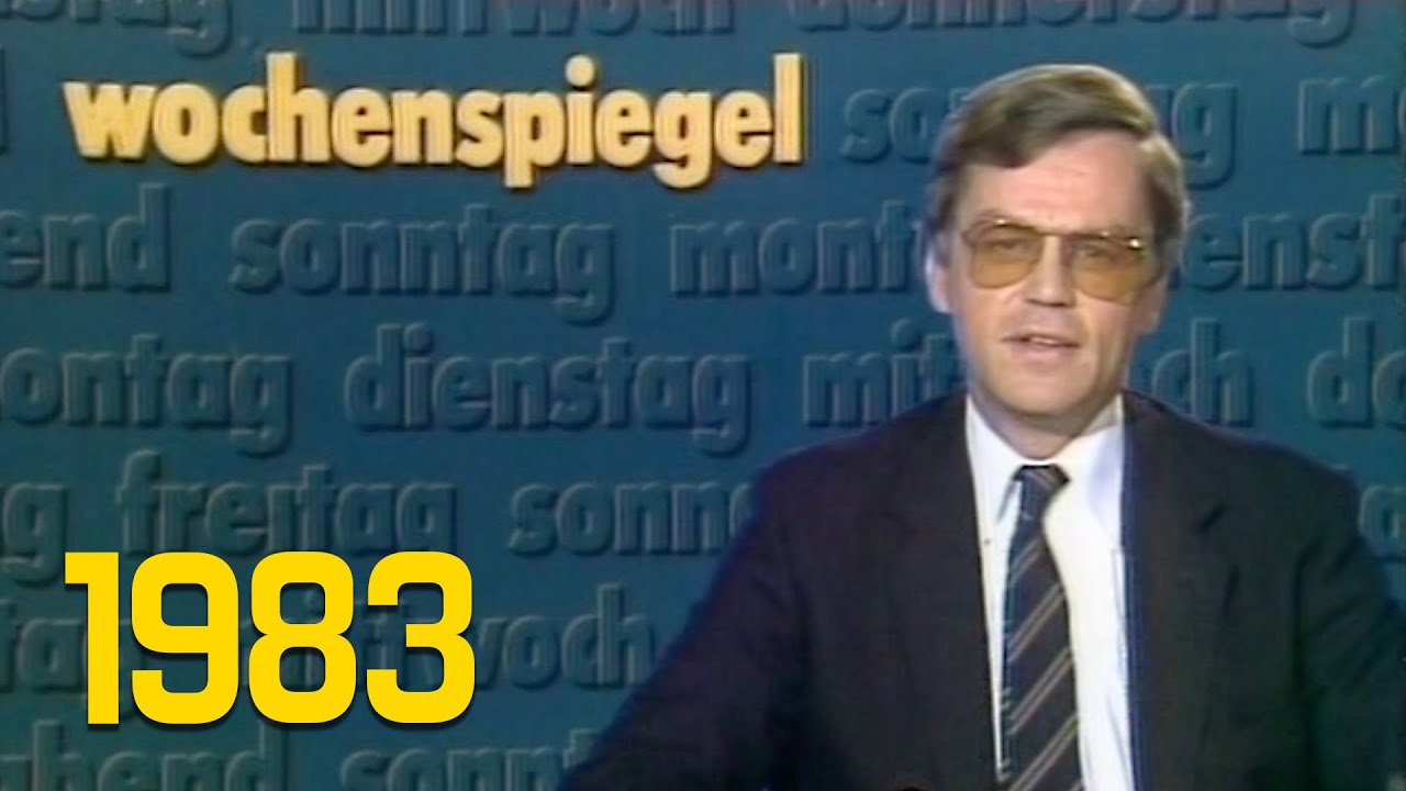 ARD Wochenspiegel mit Hans Hansen und Karl-Heinz K&ouml;pcke (29.05.1983)