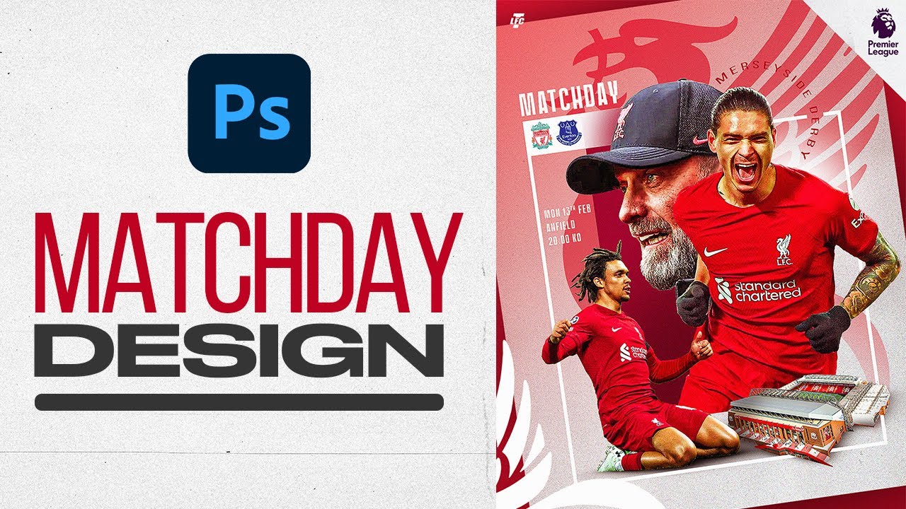 Дизайн Matchday в PHOTOSHOP | Урок 🤙