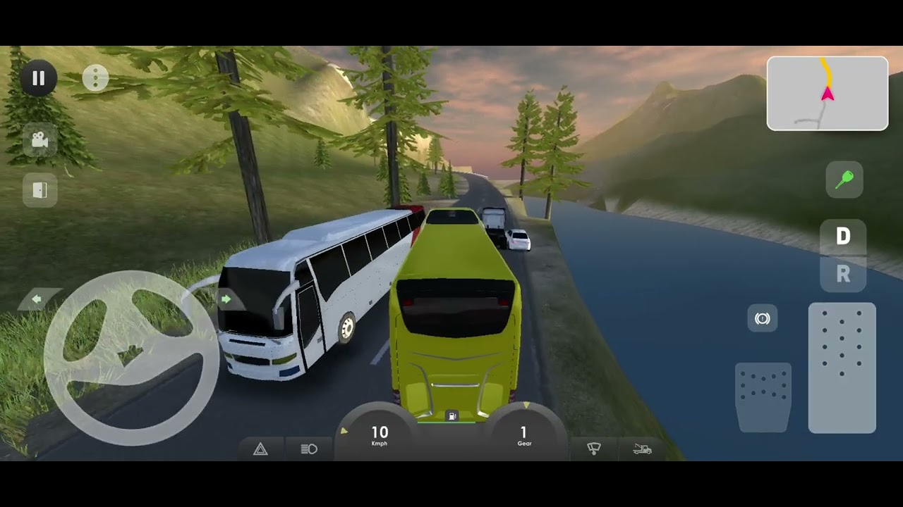 Bus Simulator Extreme Roads driving passengers trip bus morning 🌅 🌇 Copenhagen Ep.#9 Android IOS 🎮
