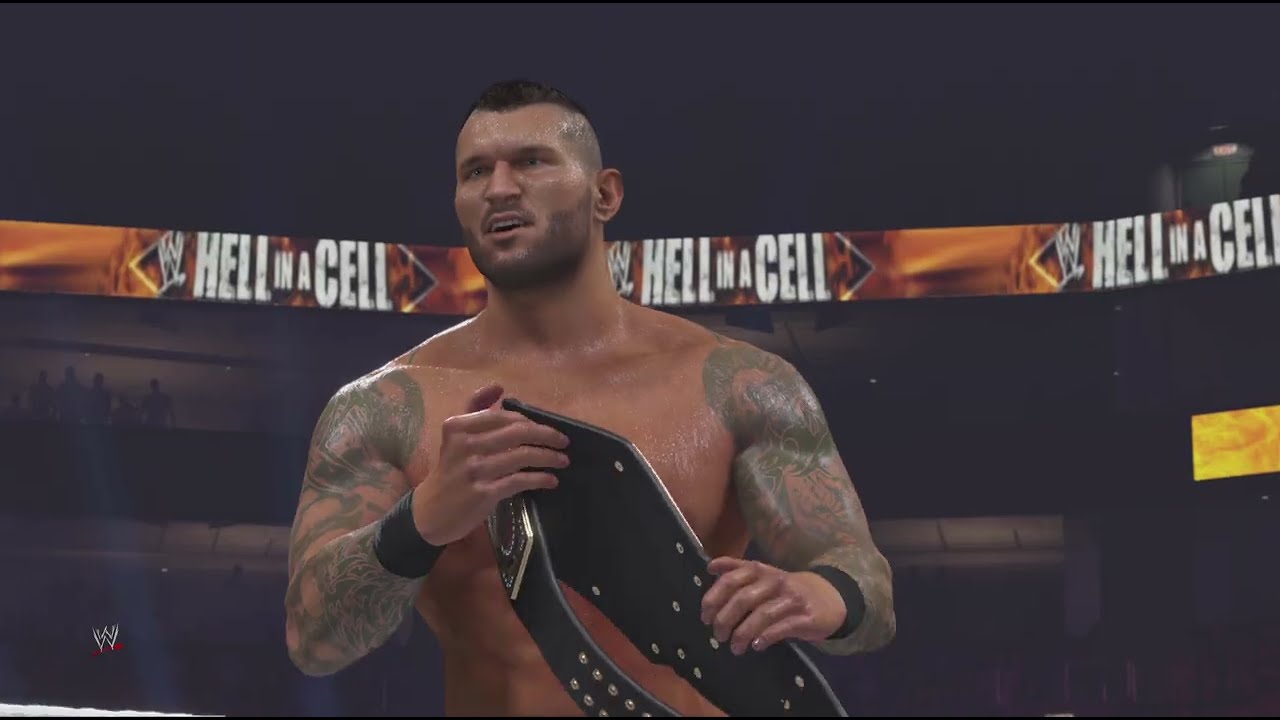 WWE RICOSTRUZIONE HELL IN A CELL 2013 RANDY ORTON VS DANIEL BRYAN WWE CHAMPION