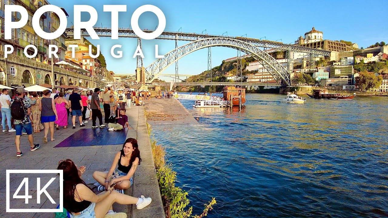PORTO Walking Tour 2023 - Jardim do Morro, São Bento tiles, RIBEIRA