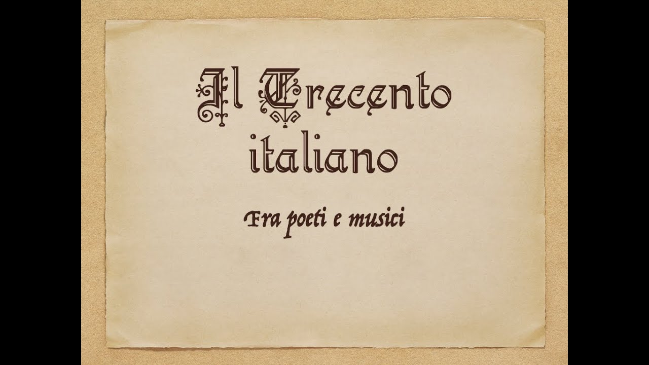 Vicende - Appunti di Storia della musica: Francesco Landini ed Ecco la primavera