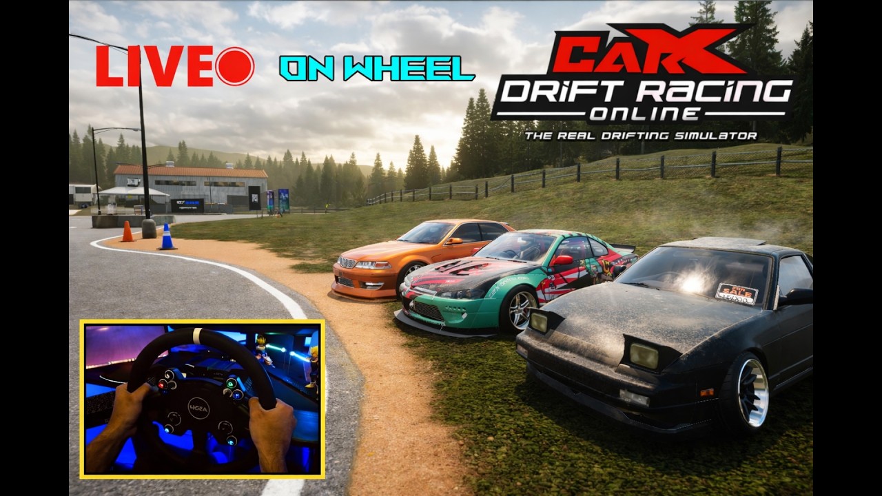 🔴LIVE Ep20 Slides With Subs CarX Drift Online Racing On Wheel (PC)
