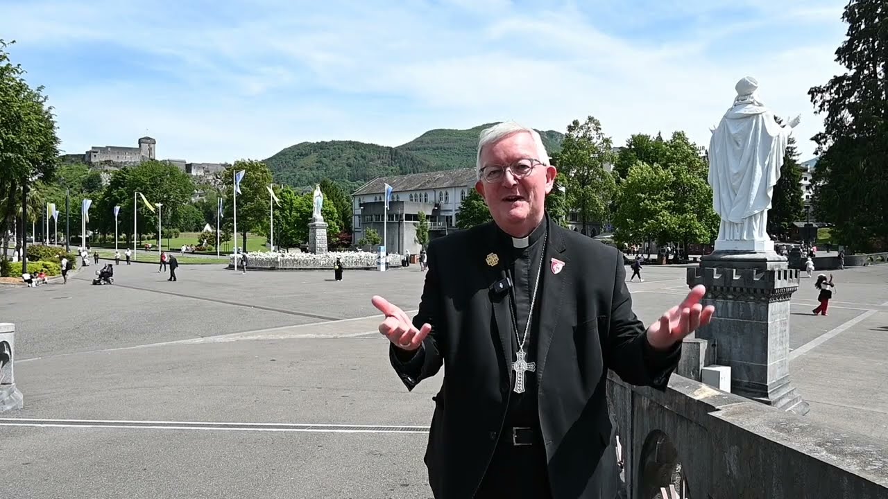 Archbishop Bernard Longley Welcomes Pilgrims to Lourdes