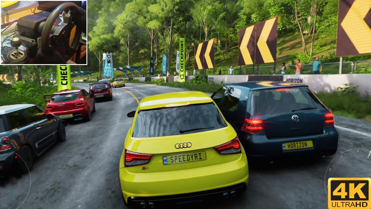 2015 Audi S1 VS Class Cars | Forza Horizon 5 | PXN V99 Steering Wheel Gameplay