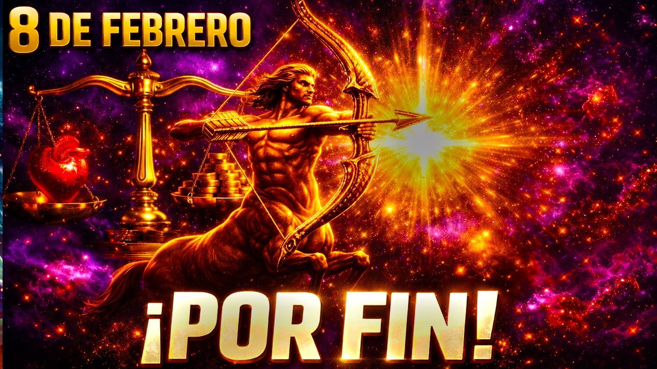 ¡SAGITARIO, POR FIN! 🏹 8 DE FEBRERO 2026: La JUSTICIA DIVINA llega y CAMBIA tu vida para SIEMPRE😭🙌✨💰