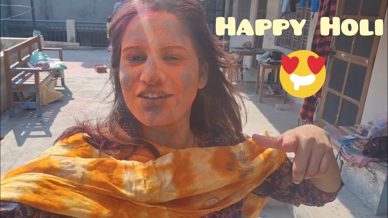 Holi celebration 🎊💗the festival of colors ✨️ #rinkaagarwal #rinkunegivlogs #subscribe 🌸