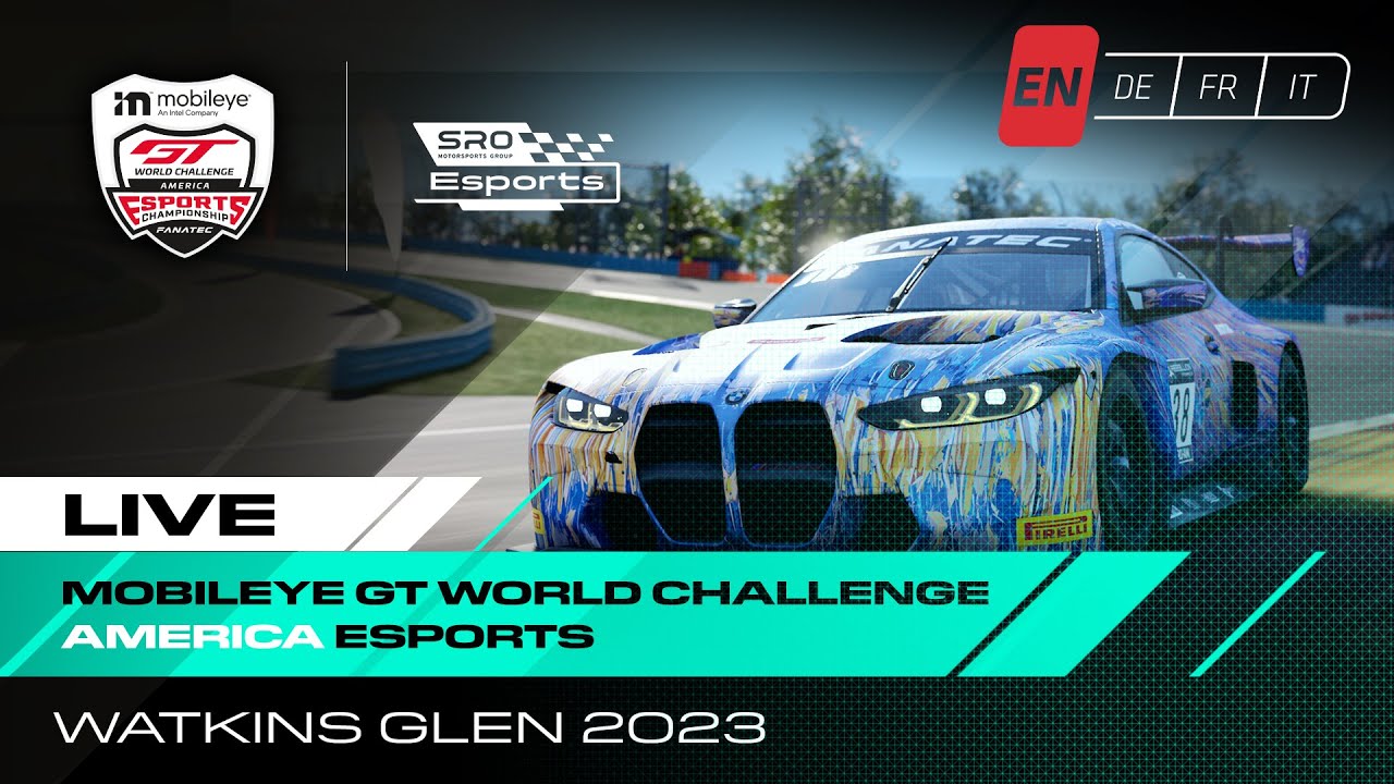 LIVE | Esports Watkins Glen | Mobileye GT World Challenge America Esports 2023