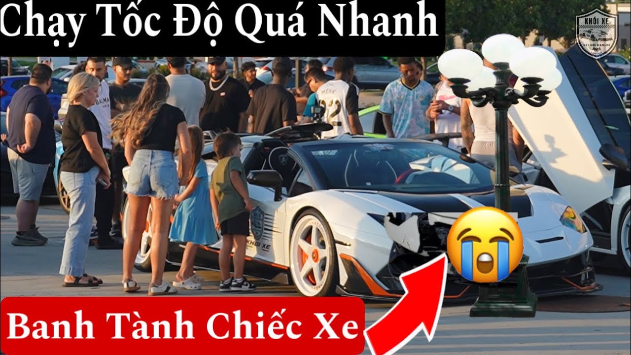 Chạy Tốc Độ Với Bọn Tây,Tưởng Vui Ai Ngờ Cái Kết Đau Lòng Cho Xe Lamborghini Của Mình 😩.