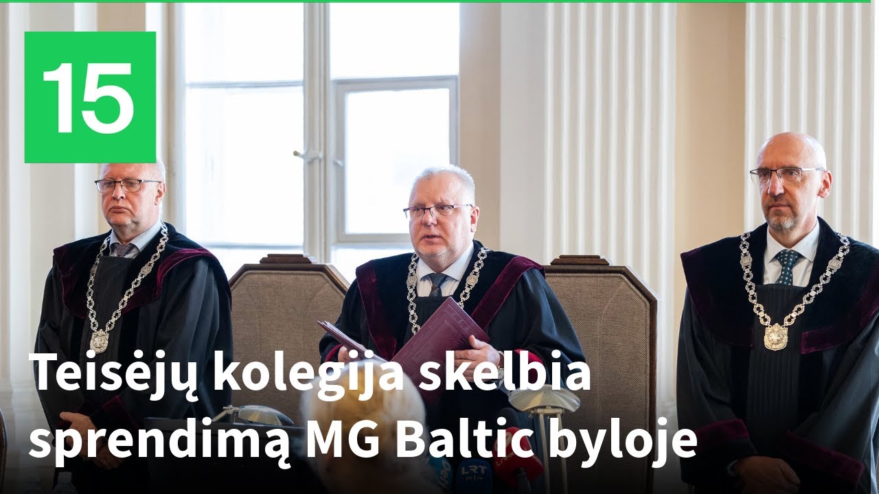 &bdquo;MG Baltic&ldquo; byla: apeliacinis teismas R.Kurlianskį, E.Masiulį ir V.Gap&scaron;į nuteisė kalėti