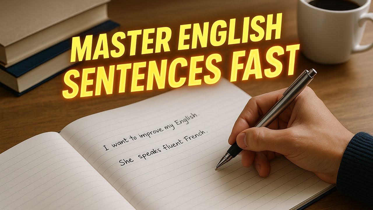 Sentence Formation in English Grammar | Easy English Lesson for Beginners
