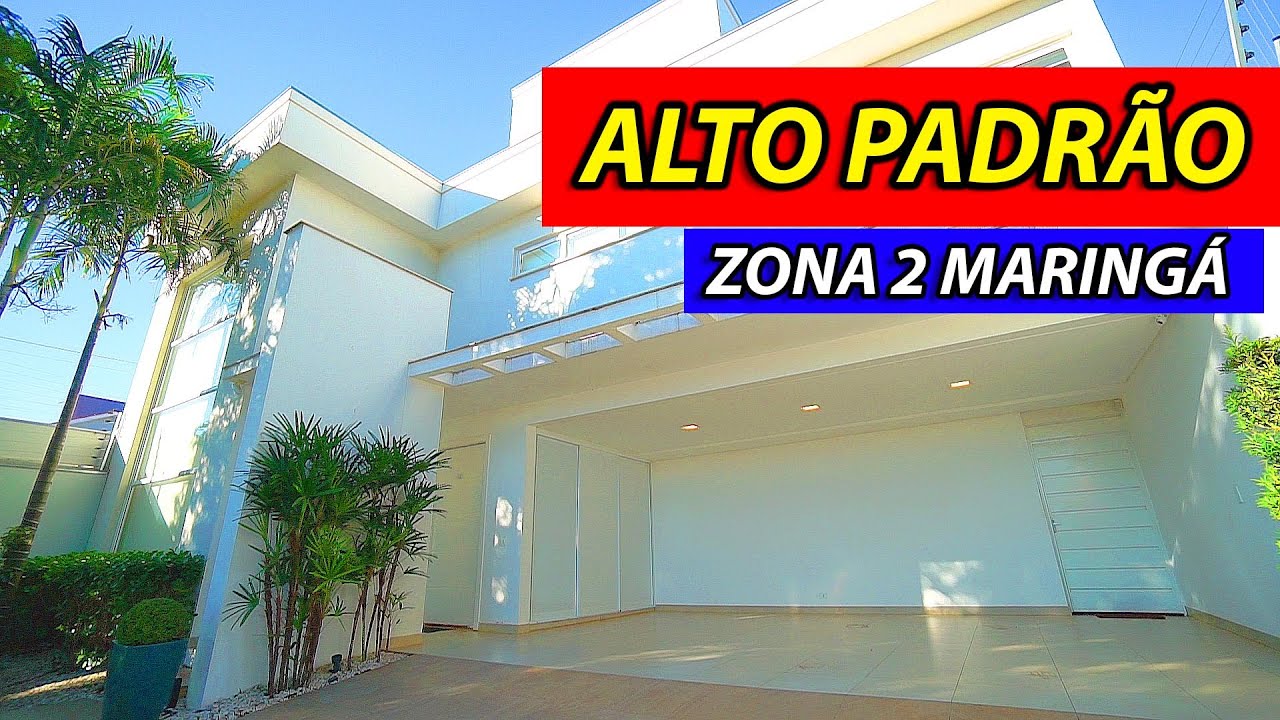 Casa Alto Padrão na Zona 2 de Maringá