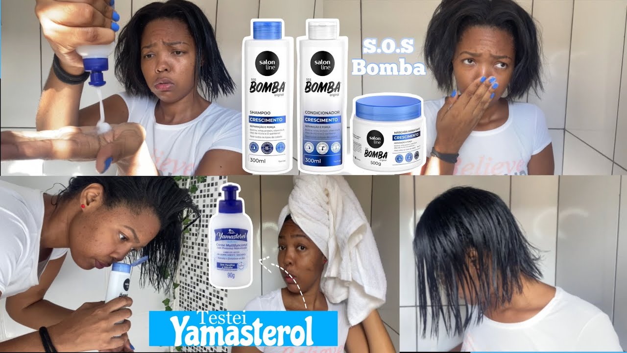 Rotina capilar de crescimento | Testei a linha S.O.S BOMBA salon line