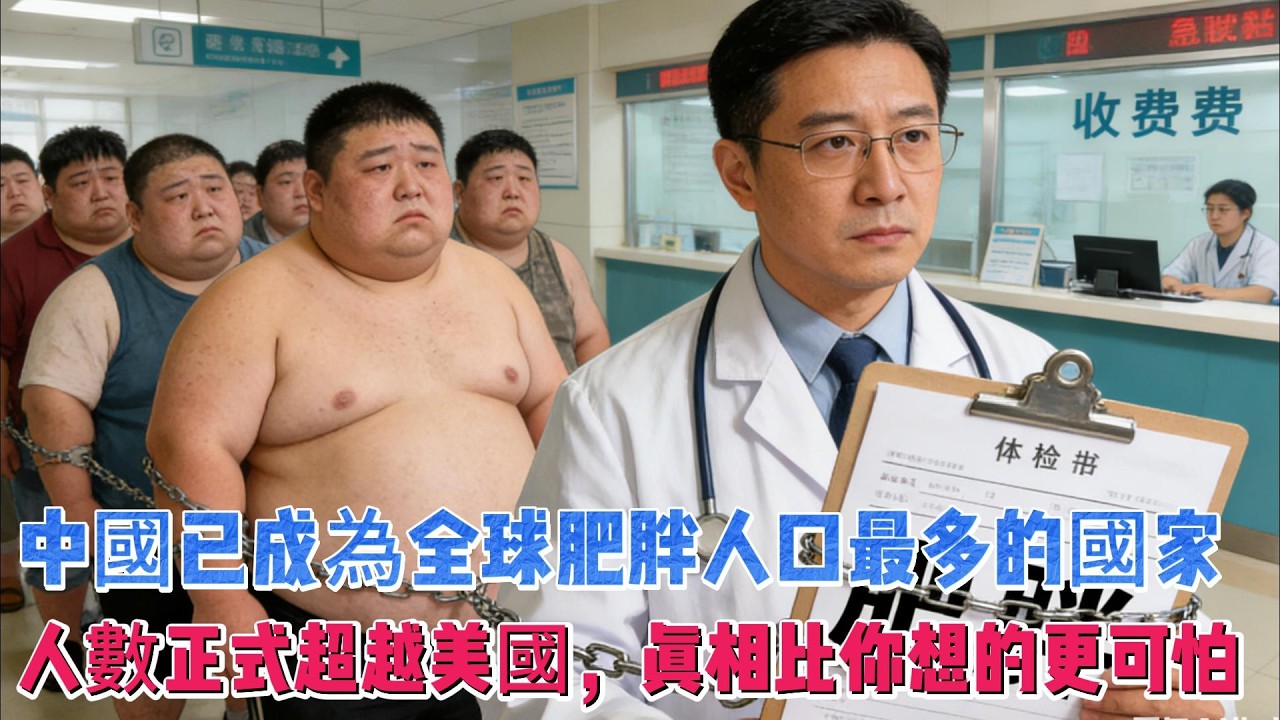 每 2 人就有 1 個超重！中國已成為全球肥胖人口最多的國家，人數正式超越美國，真相比你想的更可怕
