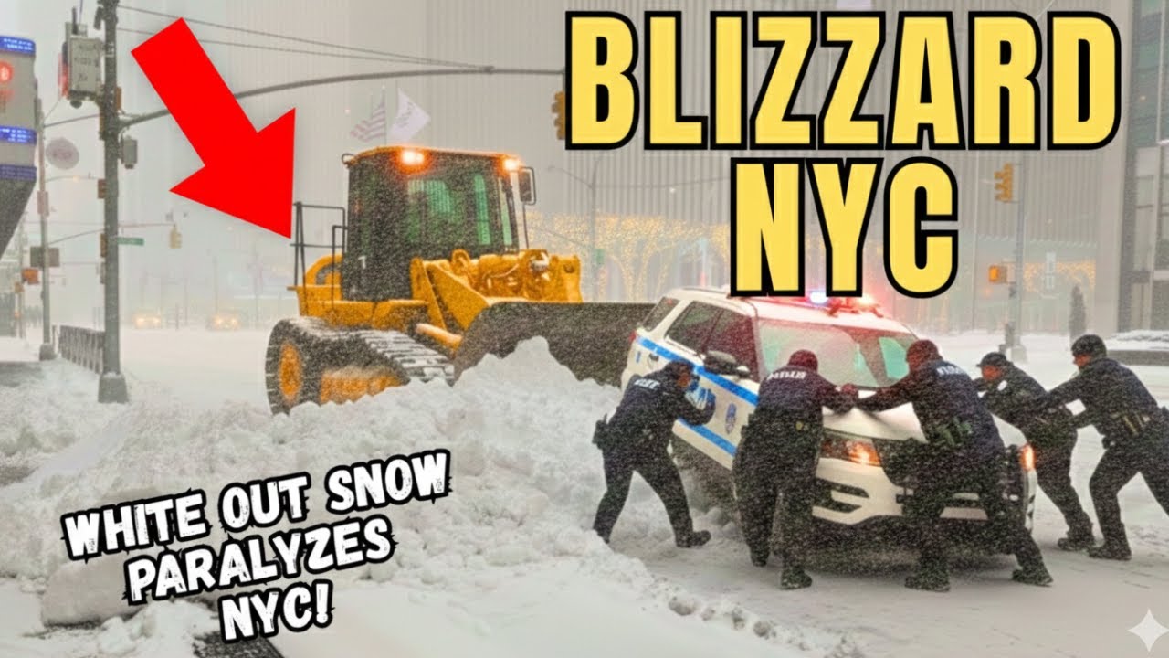 BLIZZARD OF THE CENTURY ❄️ SLAMS NYC! Exploring Manhattan In A Heavy Snow Storm 🌨️ 