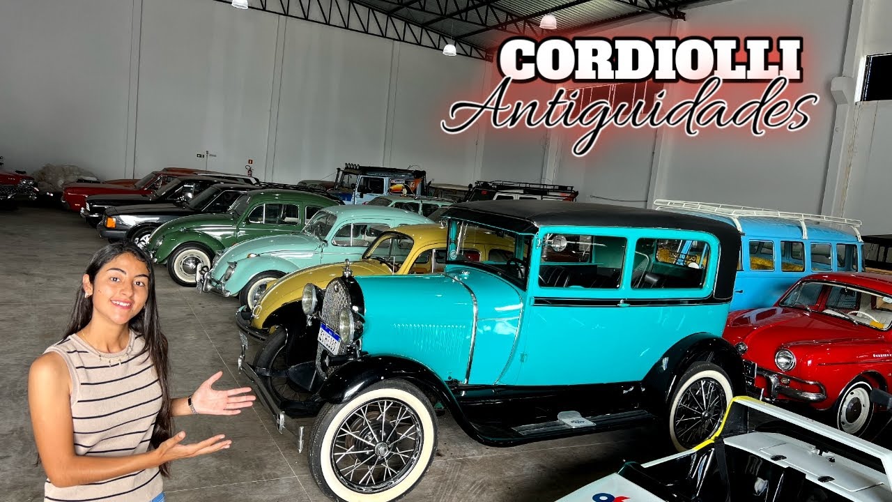 A INCRÍVEL COLEÇÃO DE CARROS ANTIGOS DA FAMÍLIA CORDIOLLI !!!