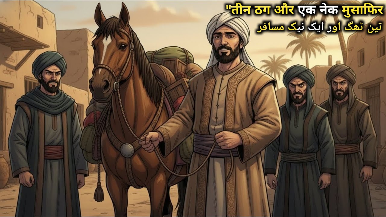 तीन ठग और एक नेक मुसाफिर | Islamic Moral Story | सबक़ आमोज़ क़िस्सा @IslamicQisseinHindi