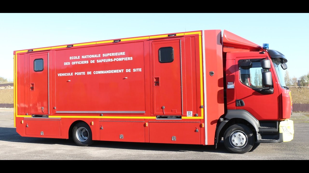 Véhicule Poste de Commandement site ENSOSP