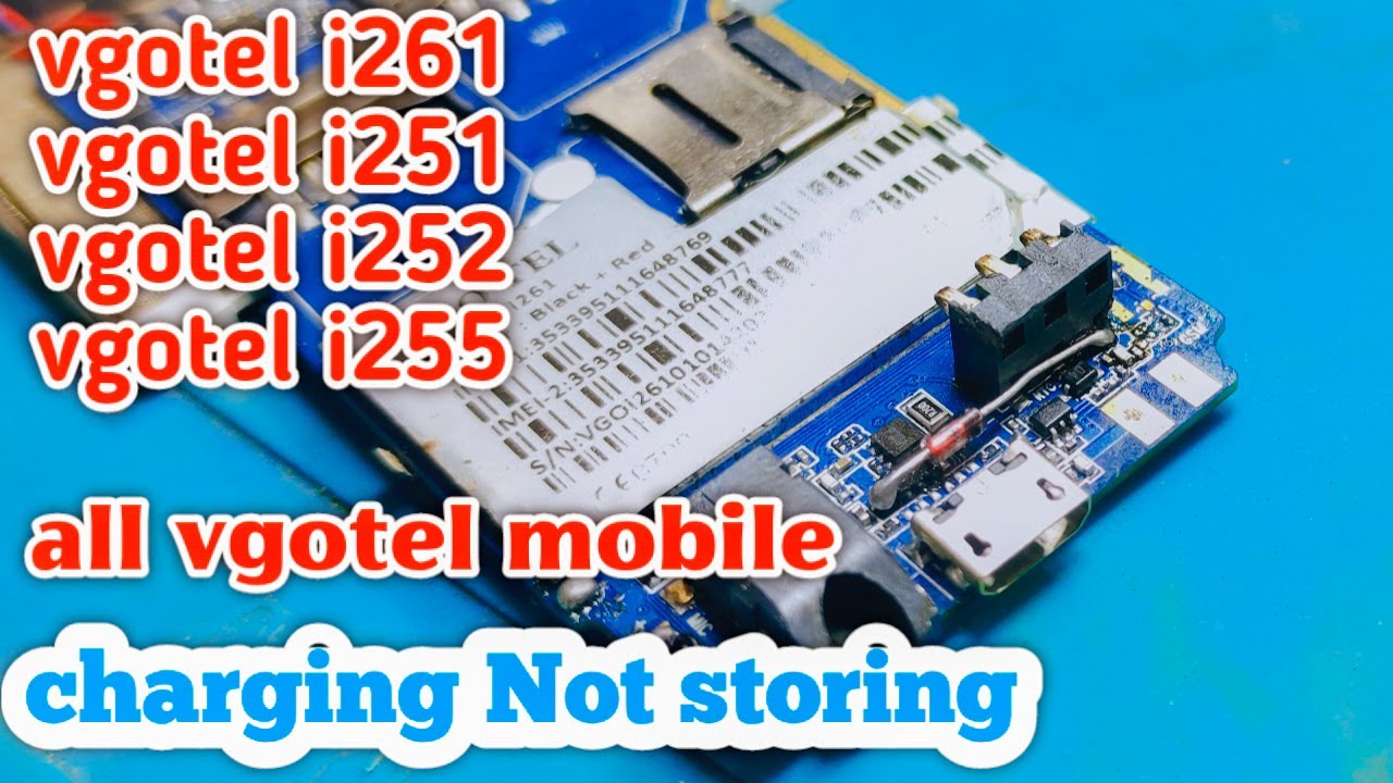 vgotel i261 charging Not storing all vgotel charging problem