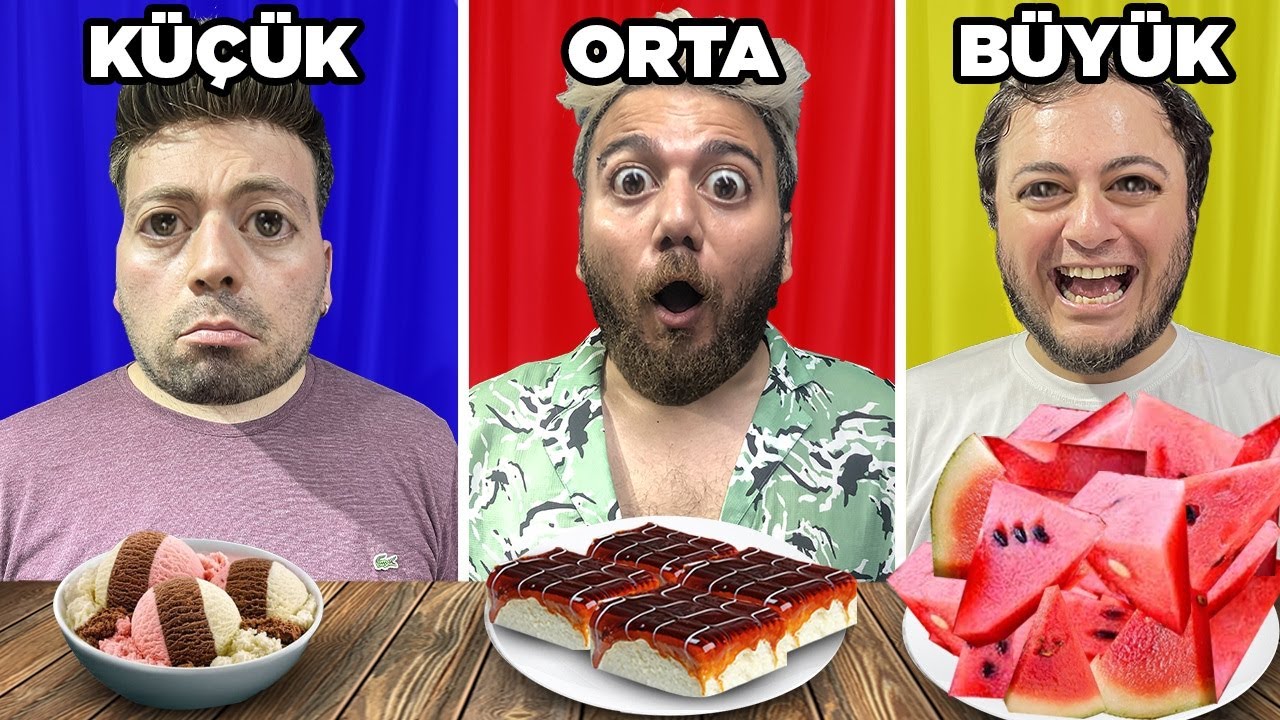 KÜÇÜK ORTA BÜYÜK TATİL YEMEKLERİ! @FIRATSOBUTAY@TAMEROYUN