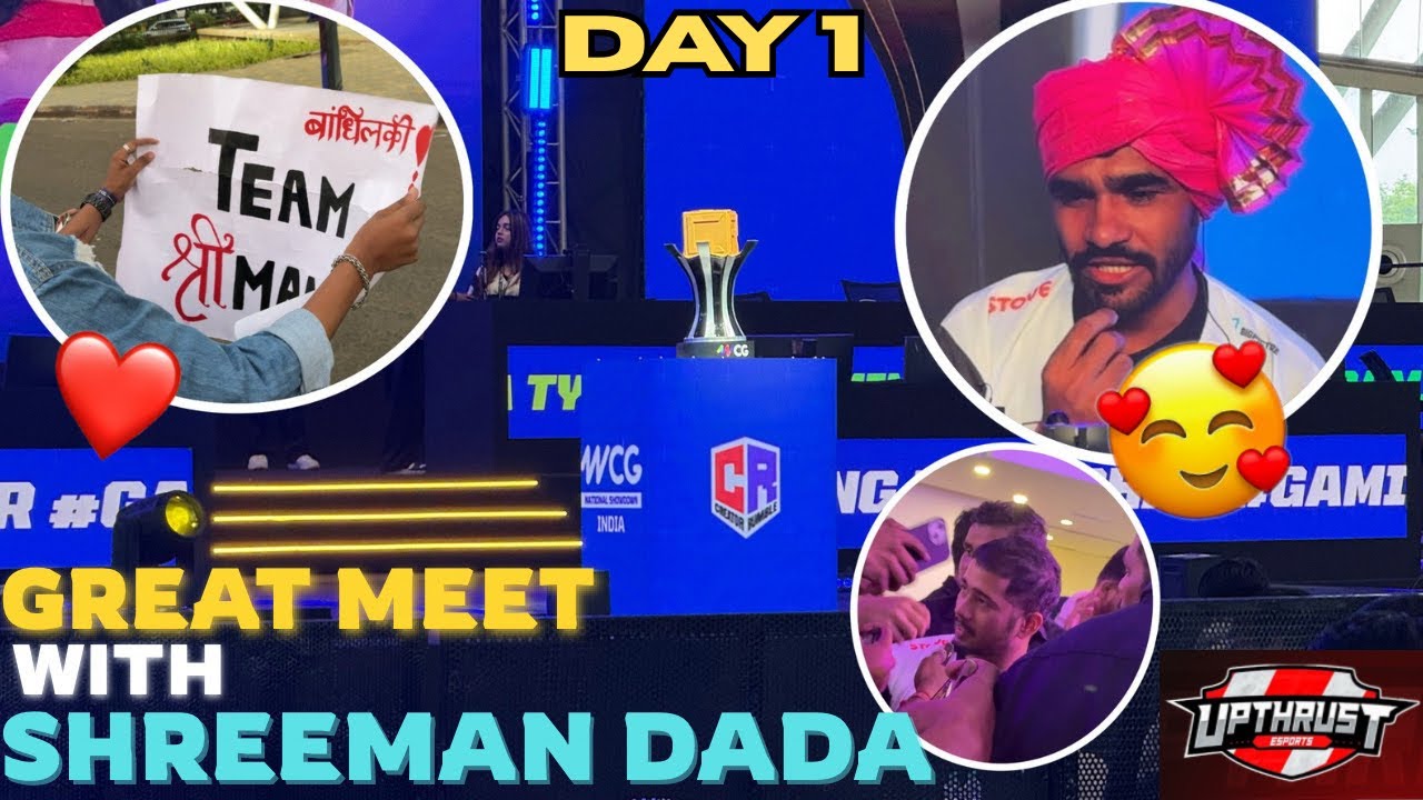 अपना पहला LAN Event WCG Tournament @shreemanlegendliveofficial | DAY 1|Vlog No.33