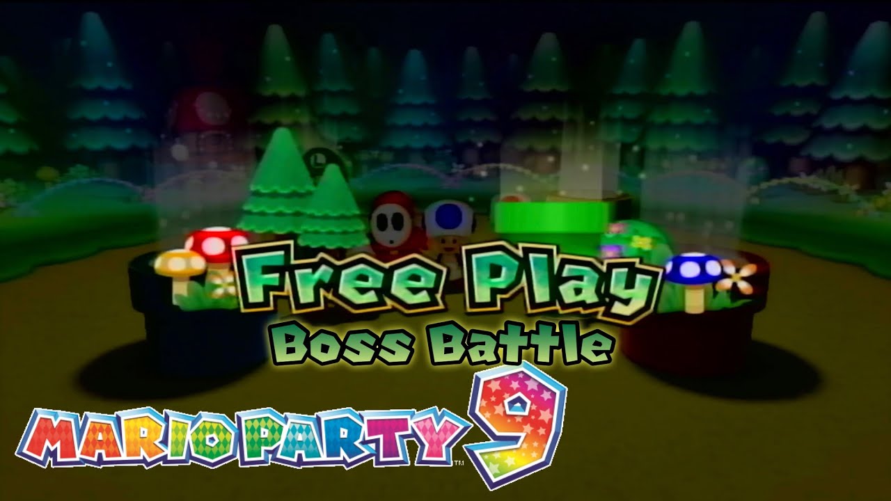 Mario Party 9 - Free Play: Boss Battle minigames