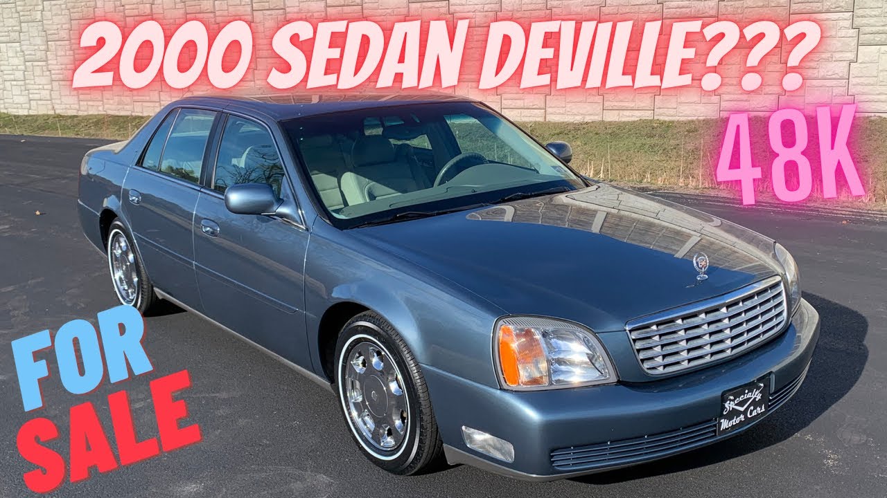 2000 Cadillac DeVille RARE COLOR 48k Miles FOR SALE by Specialty Motor Cars White Wall Tires 1 Owner