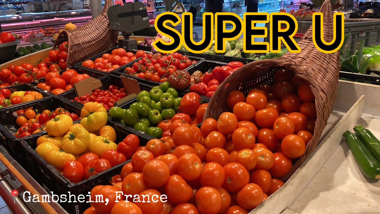 Grocery Shopping in Gambsheim, France 🇫🇷 | SUPER U | Filipinos in Germany #shopping