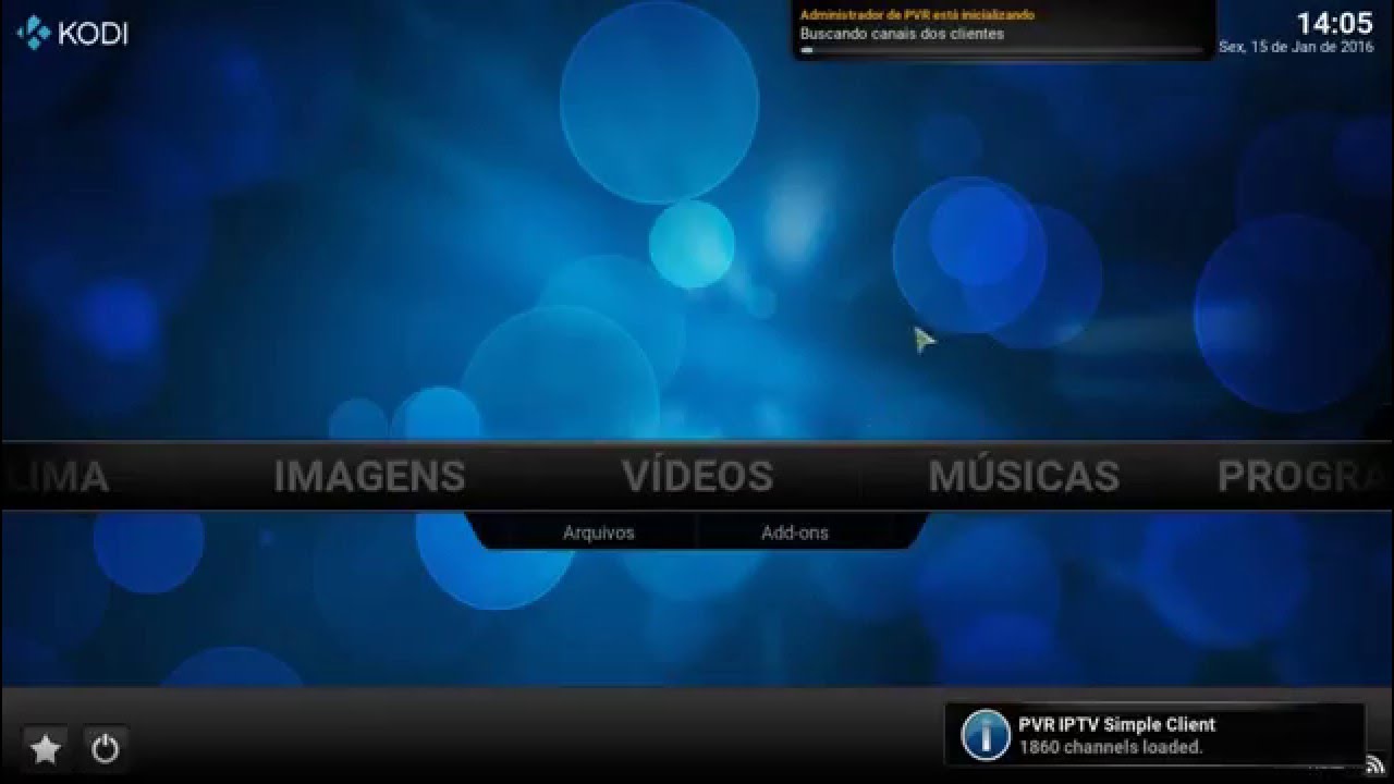 Configurando KODI com mais de 1000 canais