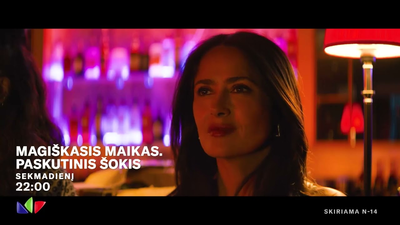 2025.04.20 - LNK - Magi&scaron;kasis Maikas. Paskutinis &scaron;okis / Magic Mike's Last Dance (2023) [anonsas]