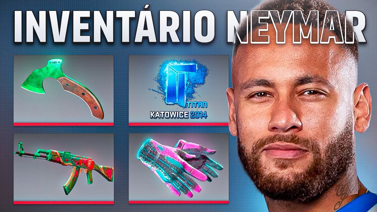 mano, to de queixo caído... NEYMAR ACABOU DE COMPRAR suas NOVAS SKINS ÚNICAS no CS 2