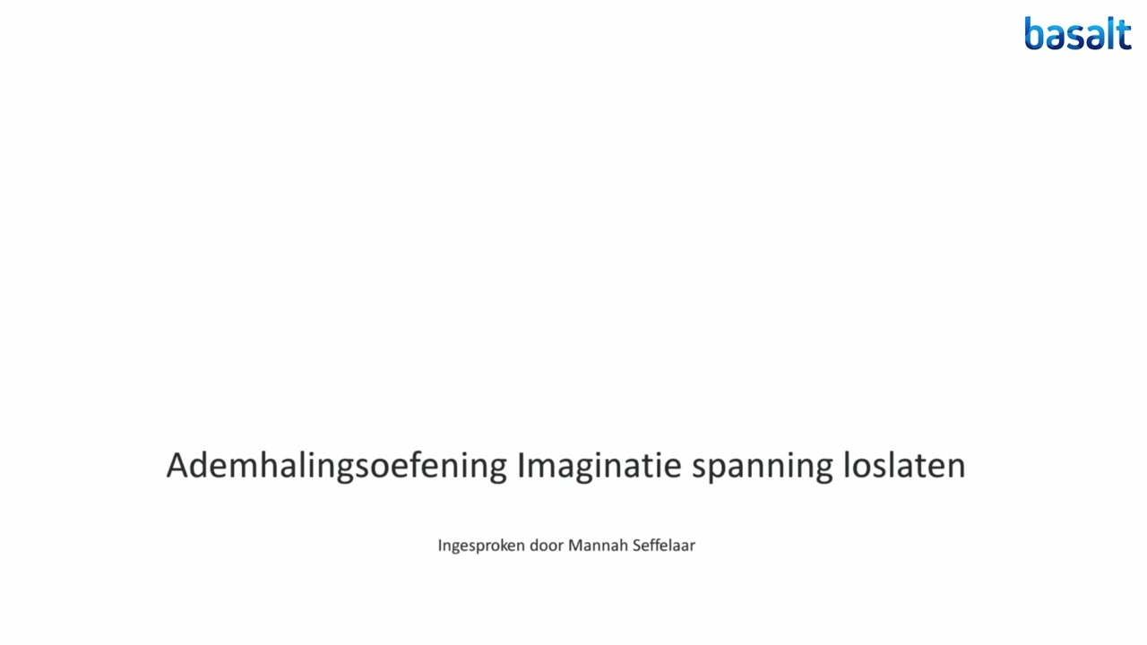 Ademhalingsoefening Imaginatie spanning loslaten