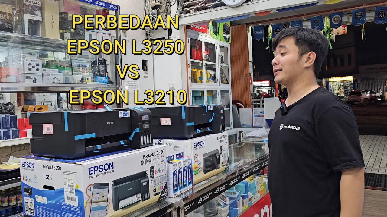 PERBEDAAN PRINTER EPSON L3210 DAN PRINTER EPSON L3250 | PRINTER EPSON BEST SELLER, SIAPA YG UNGGUL??