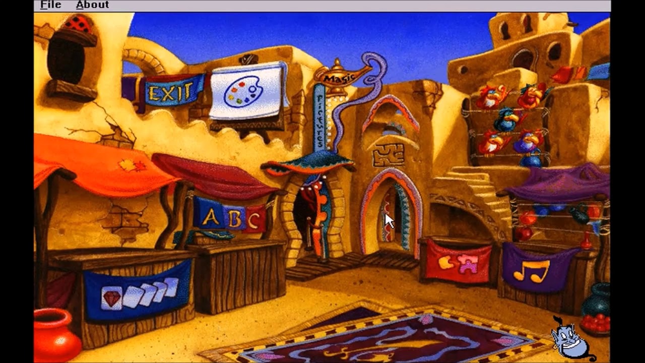 Disney's Aladdin: Activity Center - Marketplace - All Parts (Gameplay/Walkthrough)