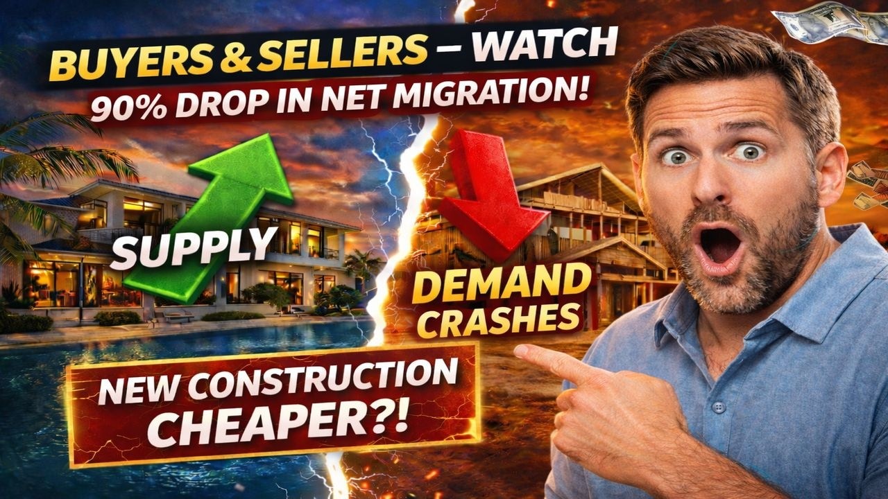 WARNING 🔥 SW Florida Market Update | Builders vs Resales Is Breaking and a 90% drop in NET Migration