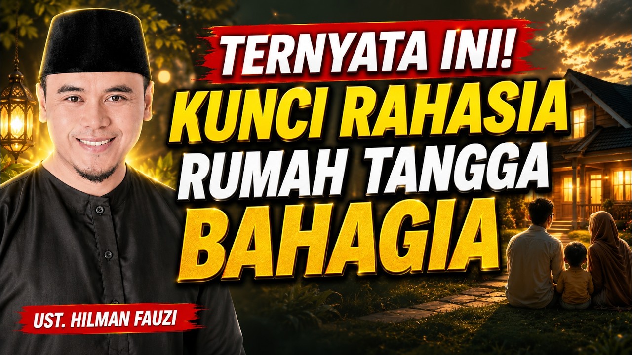 INILAH KUNCI KEBAHAGIAAN RUMAH TANGGA, KUNCI RUMAH TANGGA BAHAGIA | USTADZ HILMAN FAUZI TERBARU