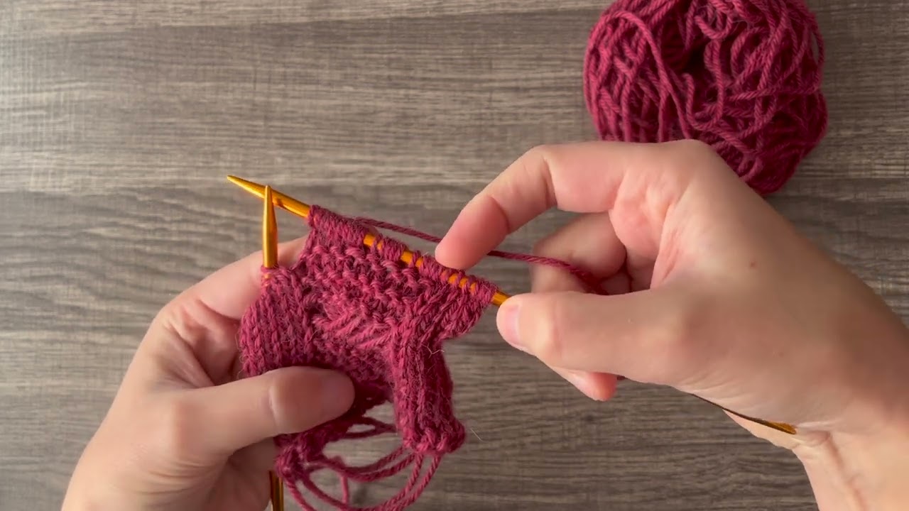 Wrap-and-Drop Stitch (Indian Cross Stitch) in the Round