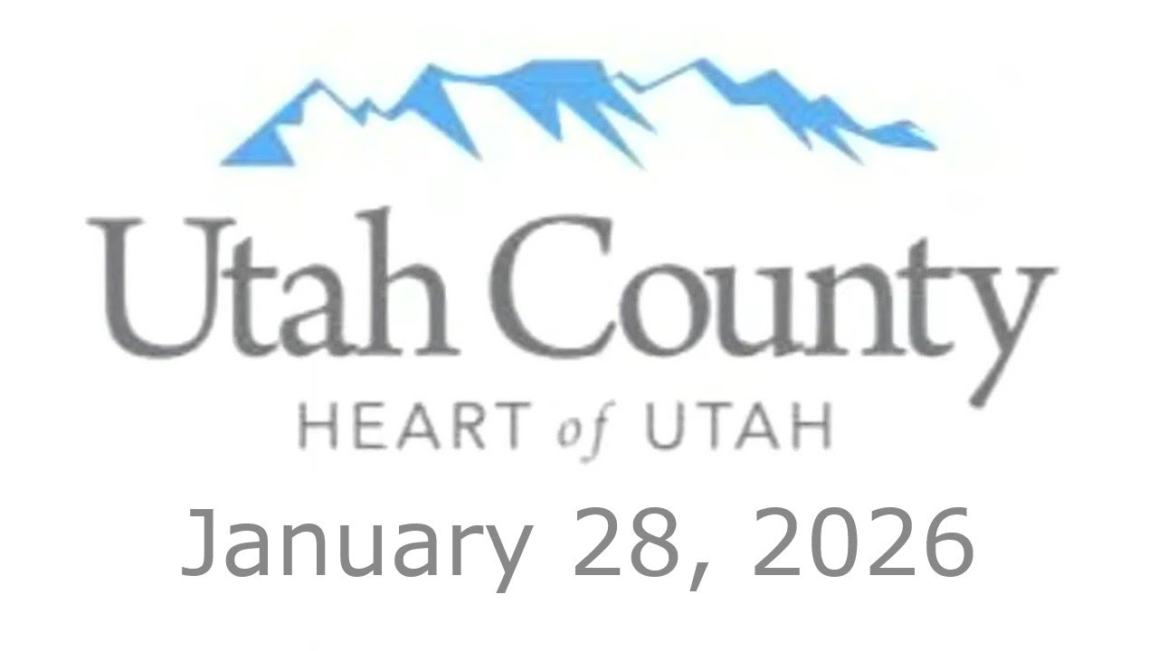 Utah County Commission Public Meeting - January 28, 2026