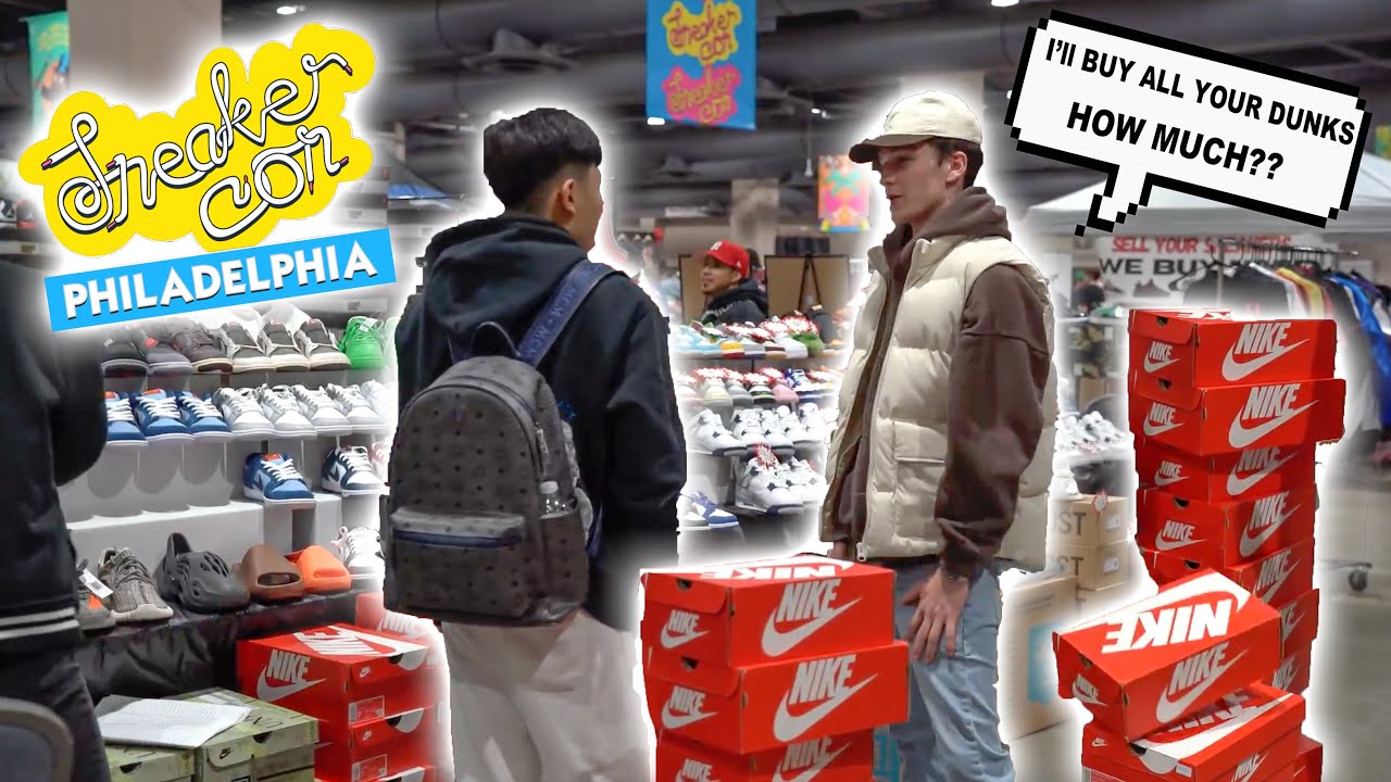 SPENDING $10,000 AT SNEAKERCON PHILADELPHIA!!! (CASHOUTS IN PHILLY)
