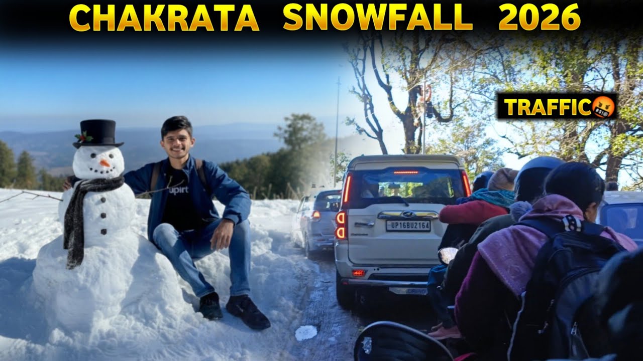 Chakrata Snow Trip Gone Wrong 🤬 PART 1 | ShivamD07 Vlog #chakrata #snowfall #uttarakhand